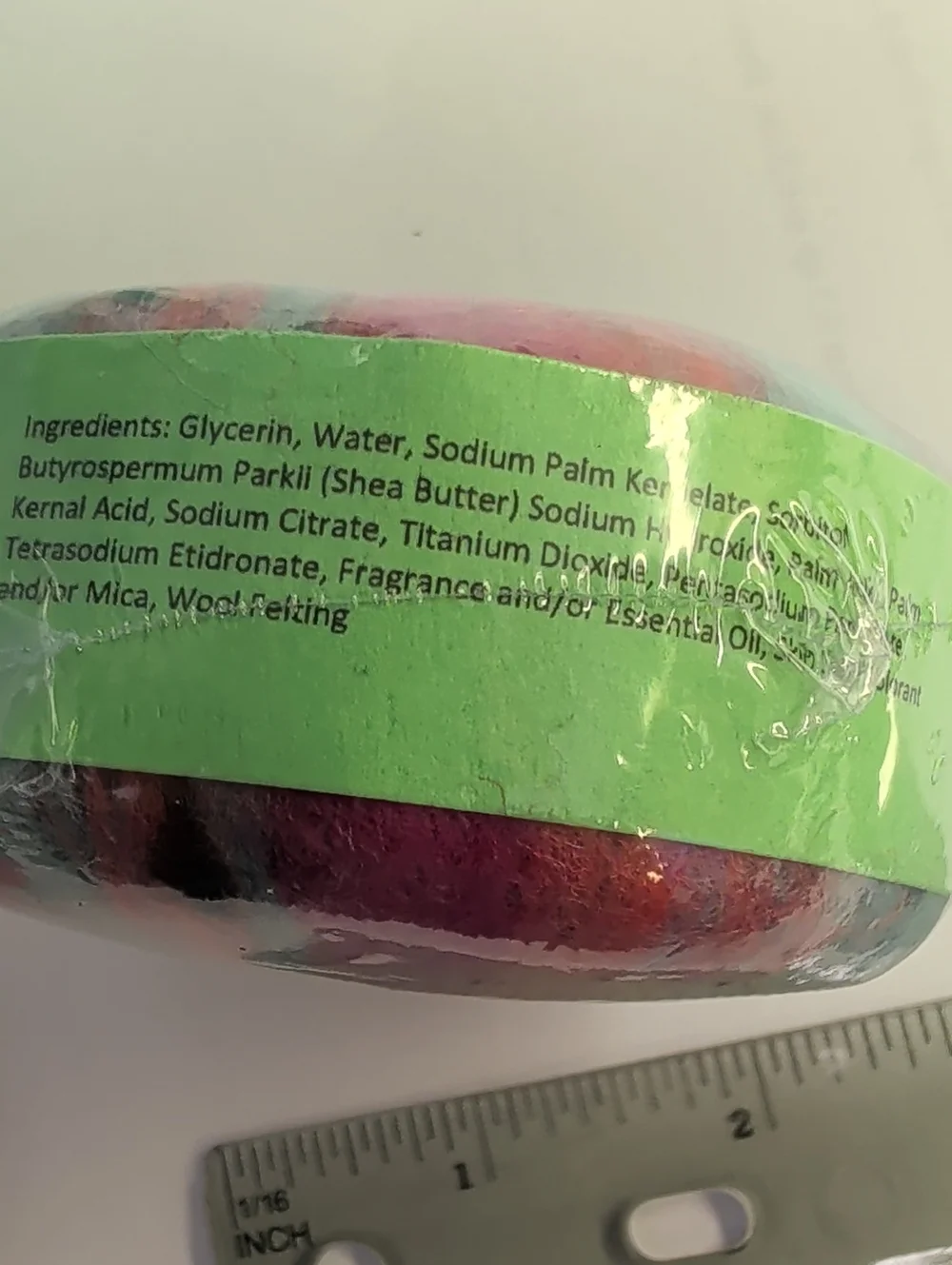 Artisan Felted Round Hand Soap - Multicolor